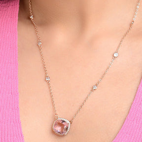 Pink Charm Ruby Pendant