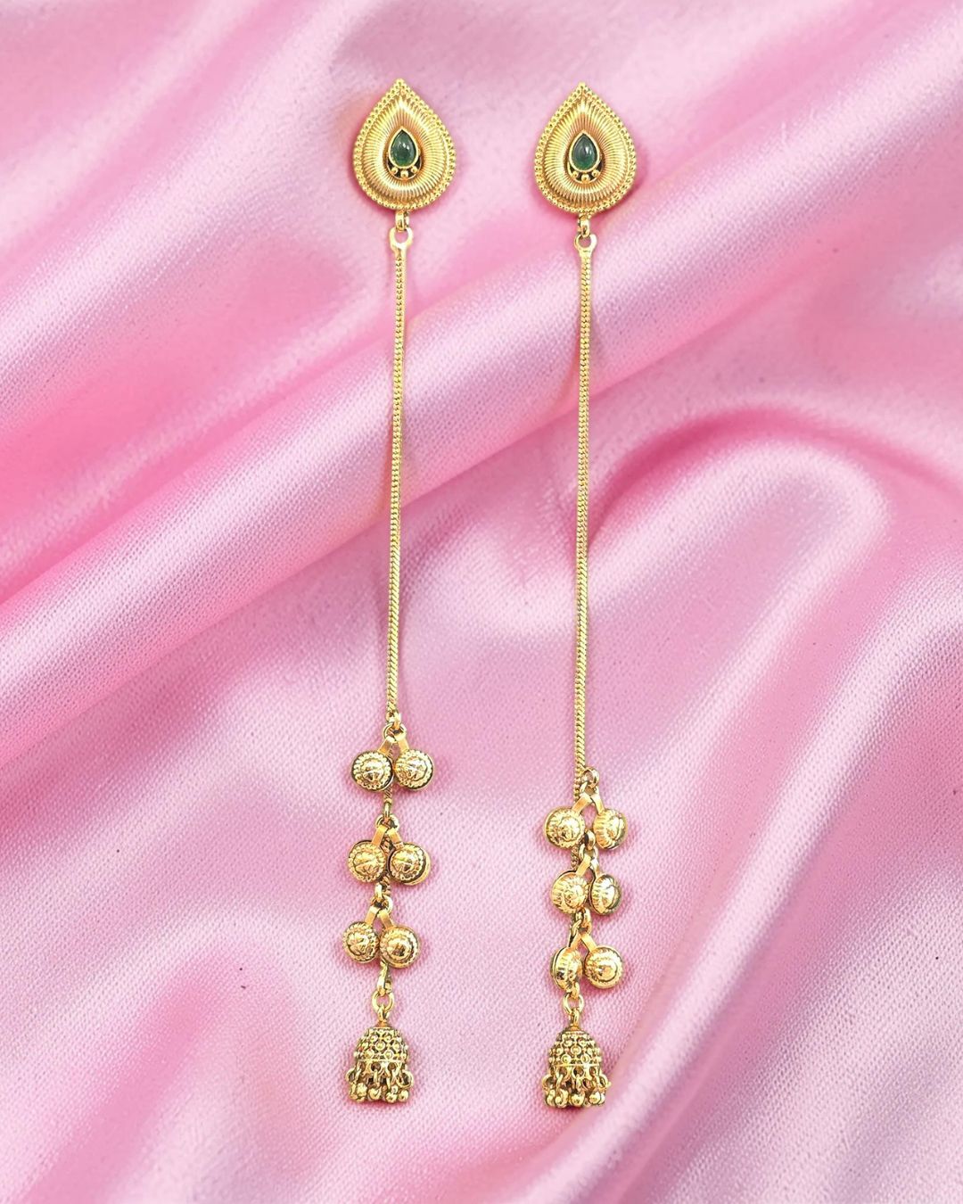 Naziya Green Kashmiri Earrings