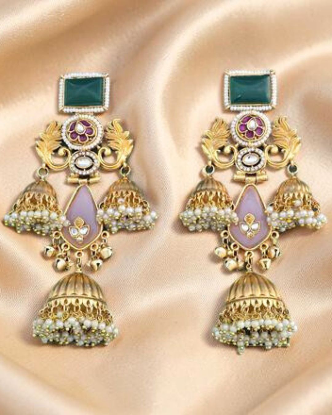 Farhana Jhoomar Kashmiri Earrings