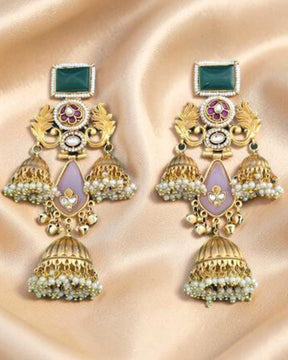 Farhana Jhoomar Kashmiri Earrings