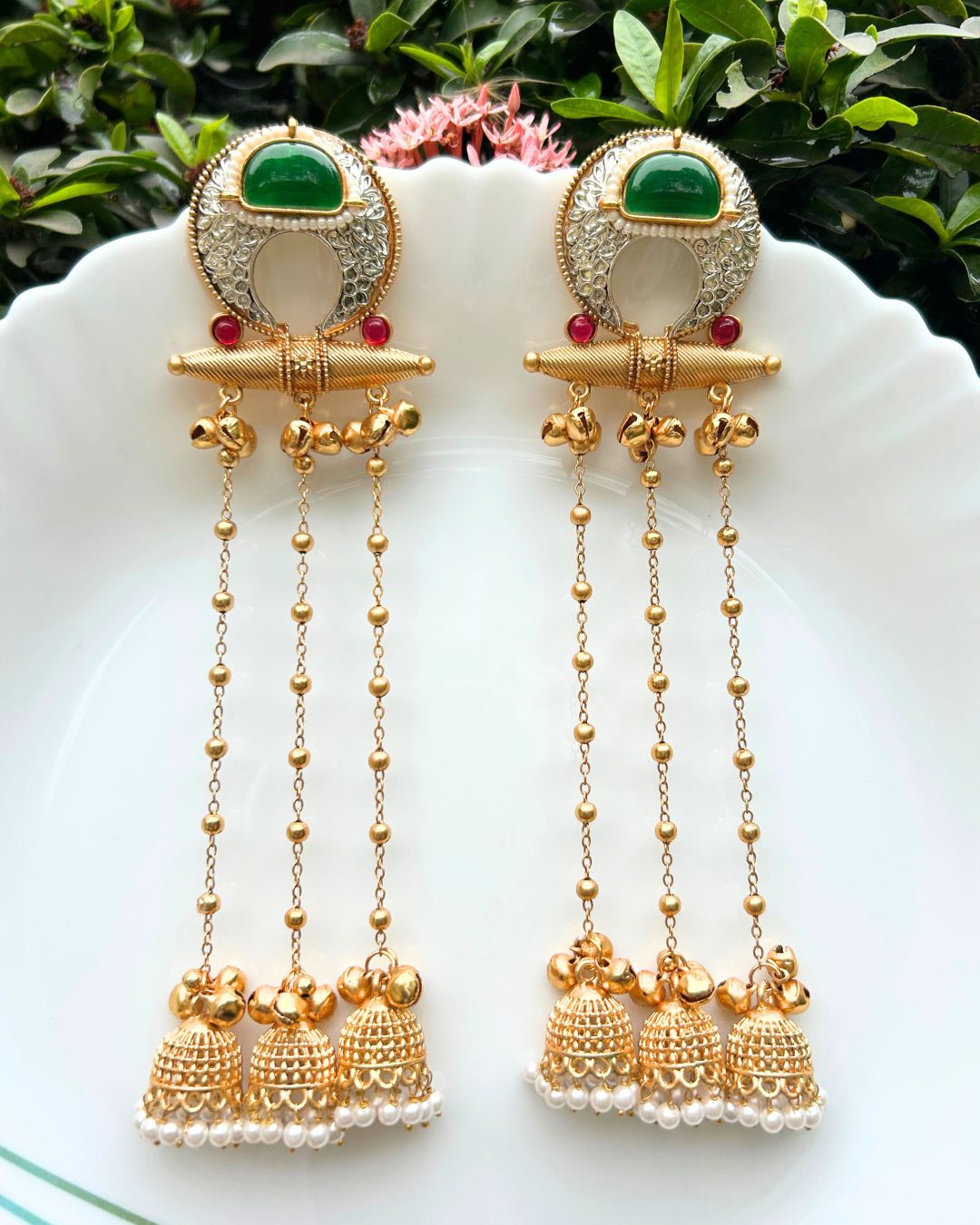 Rehmat Noor Jhoomar Kashmiri Earrings