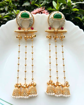 Rehmat Noor Jhoomar Kashmiri Earrings