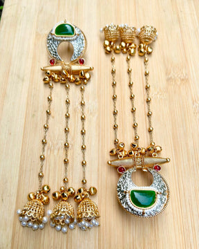 Rehmat Noor Jhoomar Kashmiri Earrings