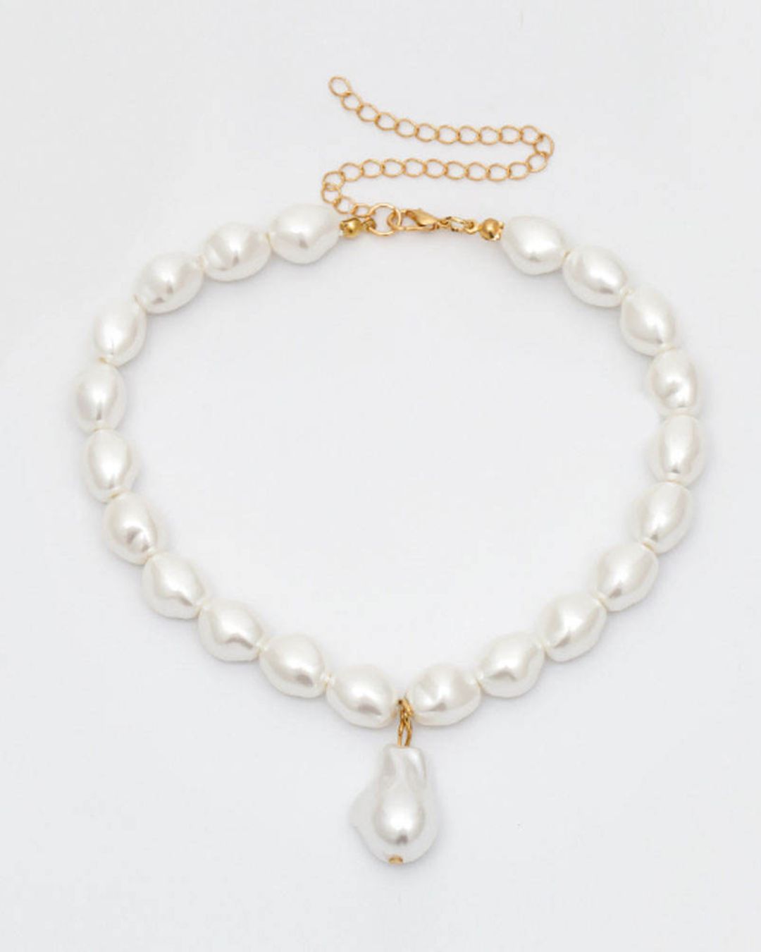 Pearl Chunky Statement Necklace