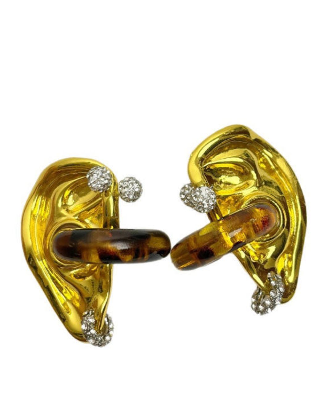 Retro 3D Earrings Tortoise Unique Statement Earrings