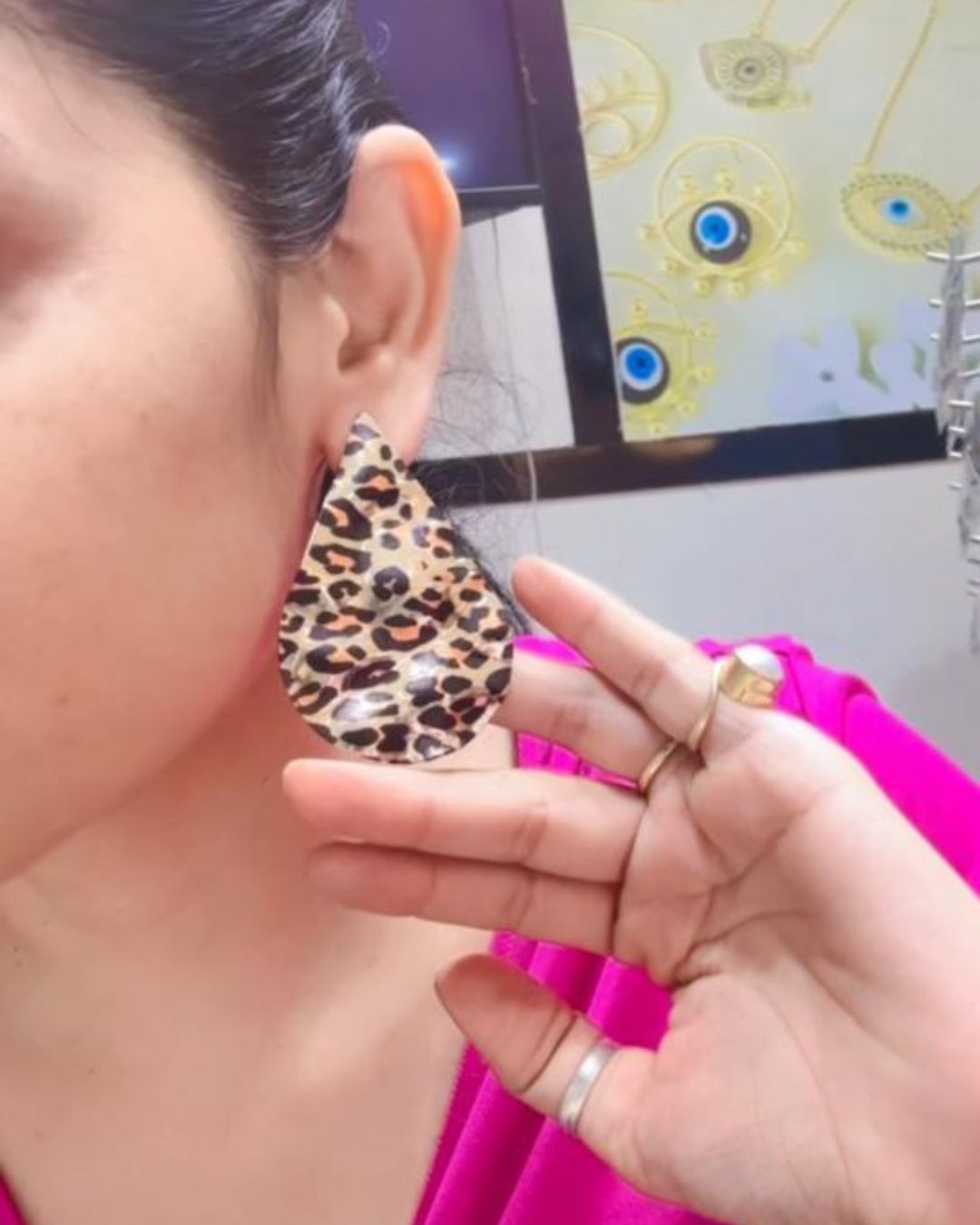 Animal Print Earrings