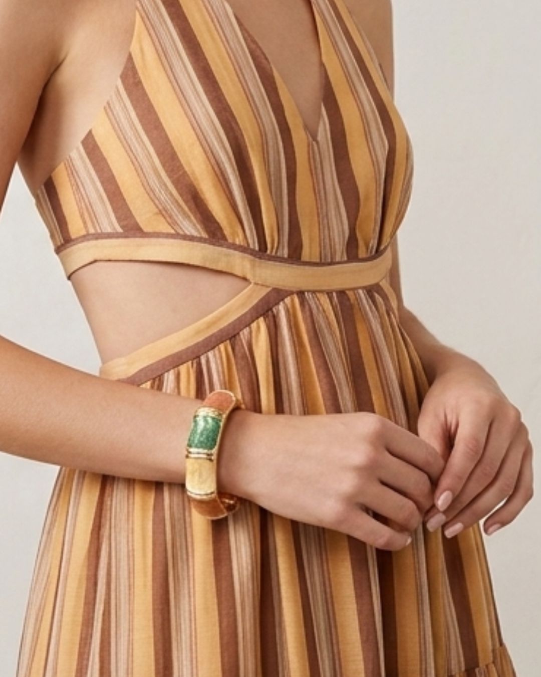Multi Alloy Enamel Bracelet kada/Cuff