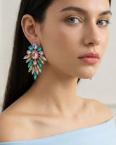 Pastel Chunky Statement Drop Earrings
