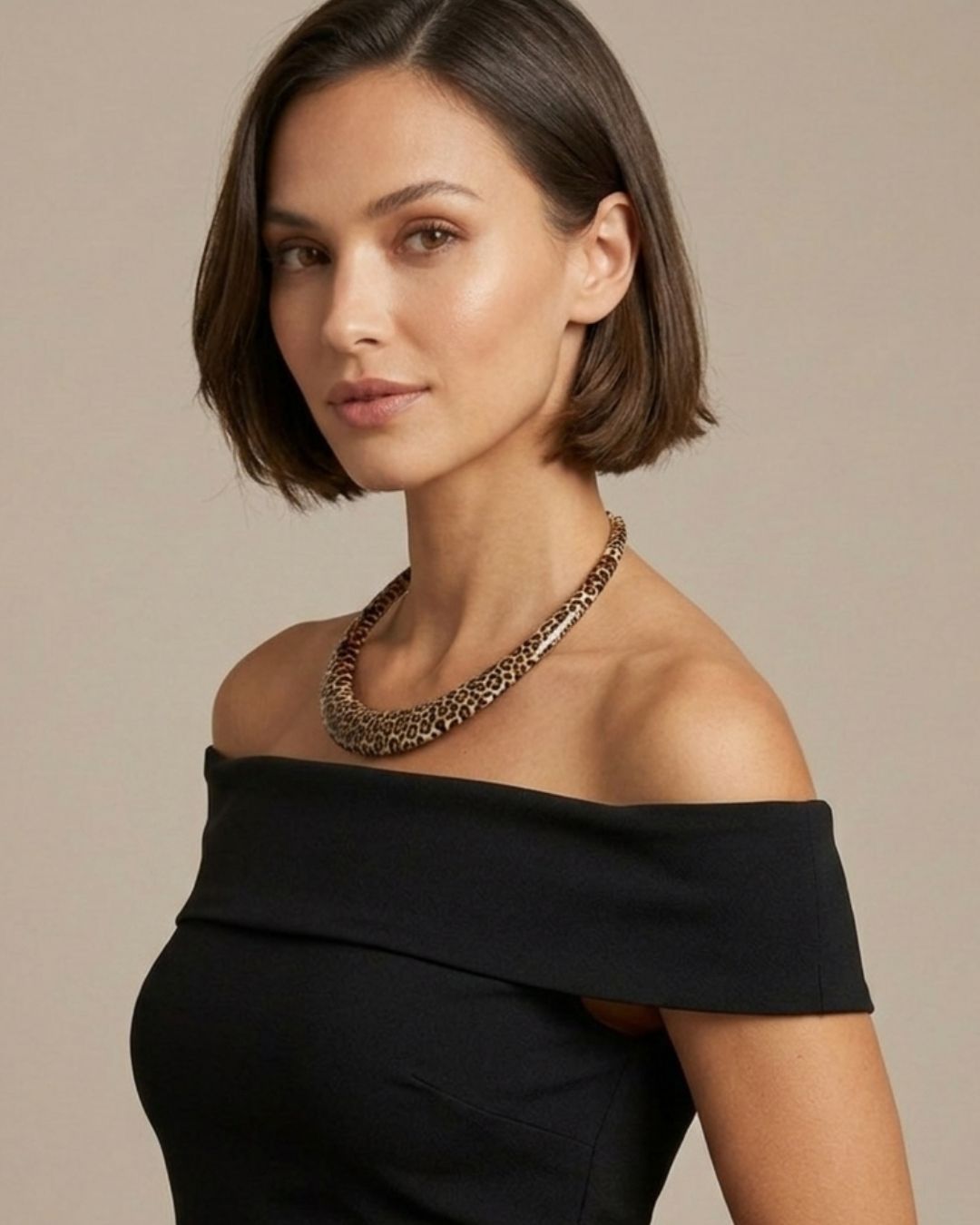 Animal Print Necklace Choker
