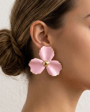 Flower Baby Pink Earrings