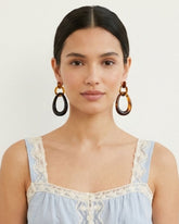 Smoky Loop Earrings