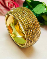 Bling Blogger Rust Golden Handcuff