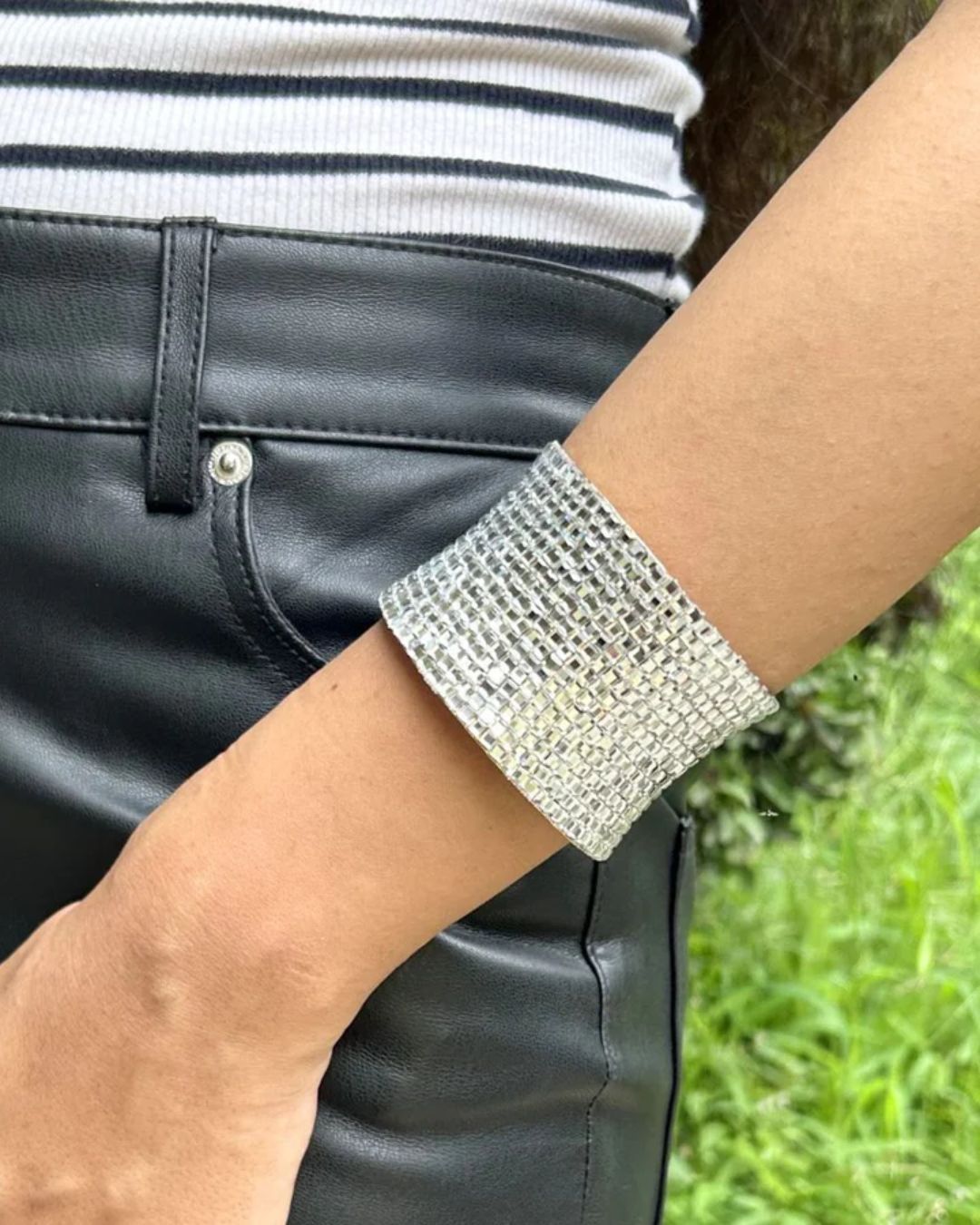 Bling Blogger Silver Handcuff