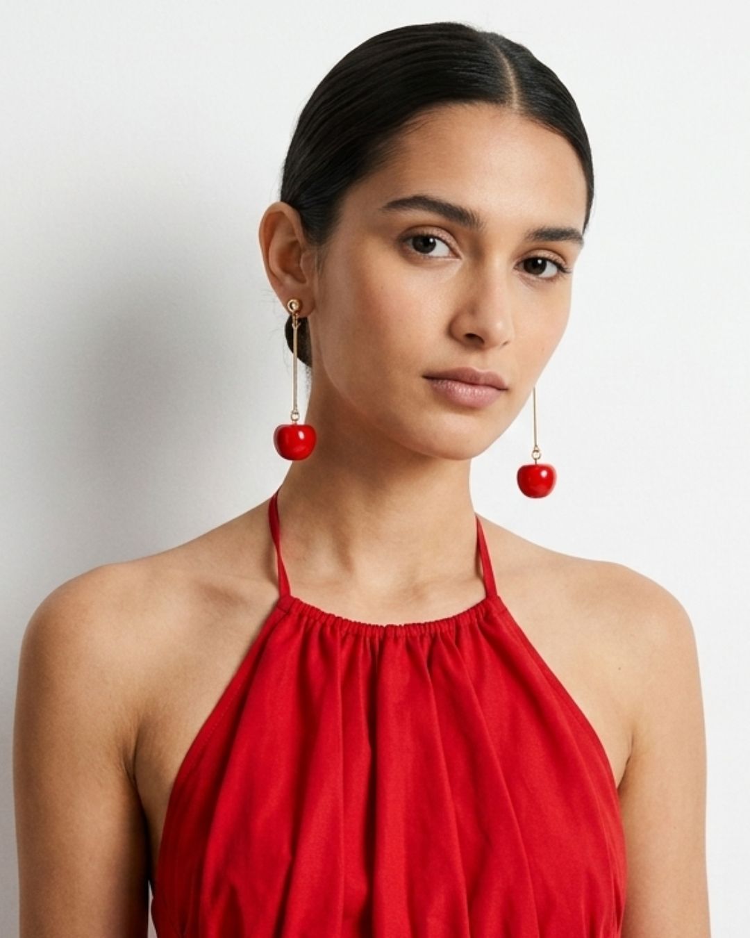 Cherry Drop Earrings