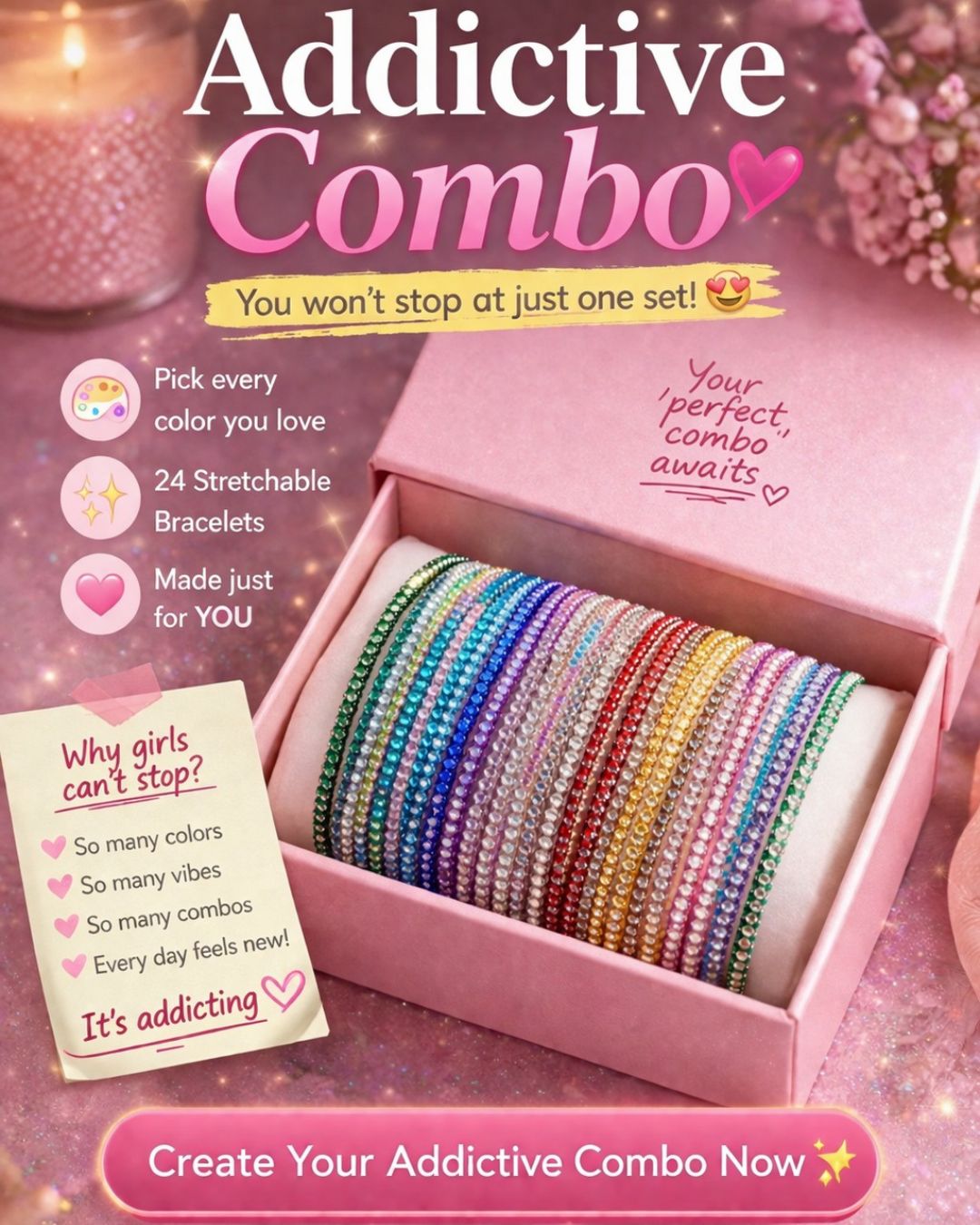 Build Your Own Bracelet Stack – 36 Custom Stretchable Bracelets