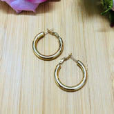 Golden Hoop Earrings