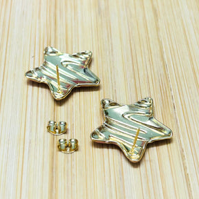 Baby Pink Star Stud Earrings