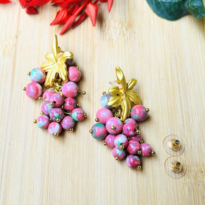 Berry Pop Drop Earrings