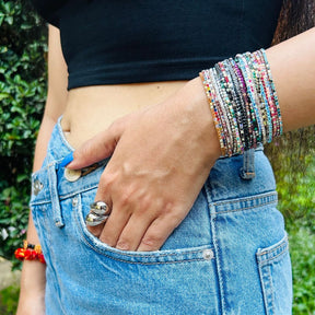 Tear Drop Statement Finger Ring