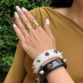 Layered Cross Finger- Ring
