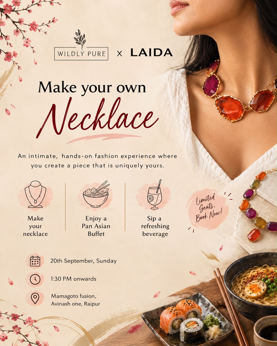 Make Your Own Necklace Workshop – MAMAGOTO