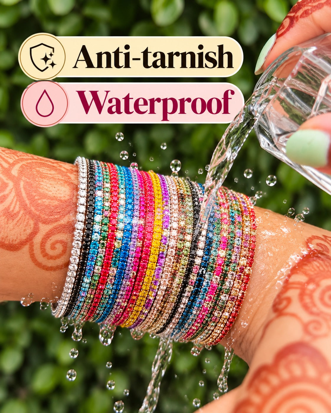 Diwali Party Stack –  Set of 48 Stretchable Bangles