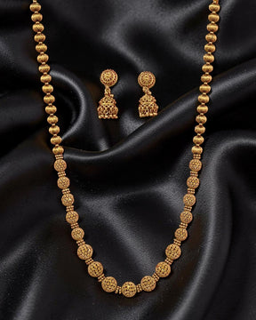 Amolika Antique Golden Necklace Set