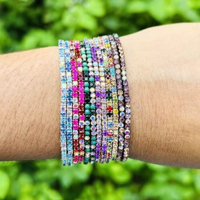 Shagun Sparkle Stretchable Bracelet  Set - Pack of 12