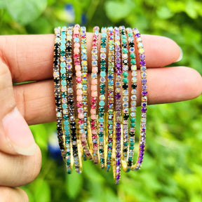 Happy Colors Stretchable Bracelet  Set - Pack of 12