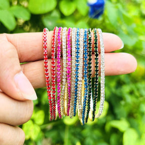 Festive Stretchable Bracelet  Set - Pack of 12