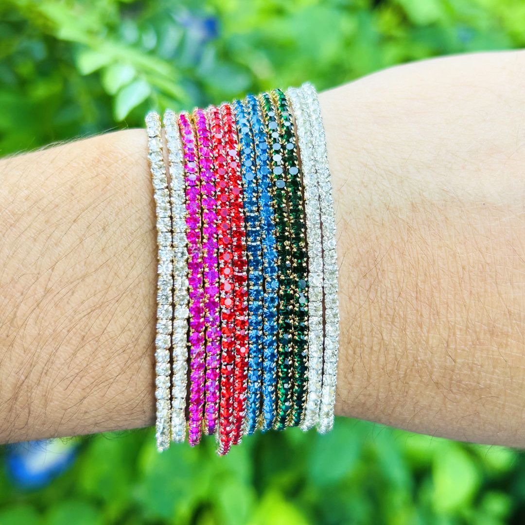 Festive Stretchable Bracelet  Set - Pack of 12