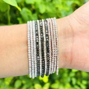 High Metallics Stretchable Bracelet  Set - Pack of 12