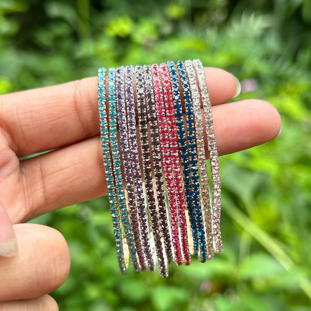 Stretchable Pastel  Bracelet - Pack of 12