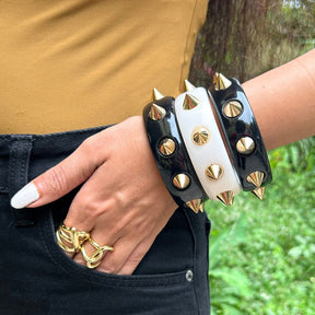 Spiked Resin Bracelet