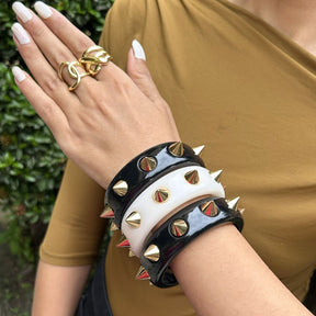 Spiked Resin Bracelet
