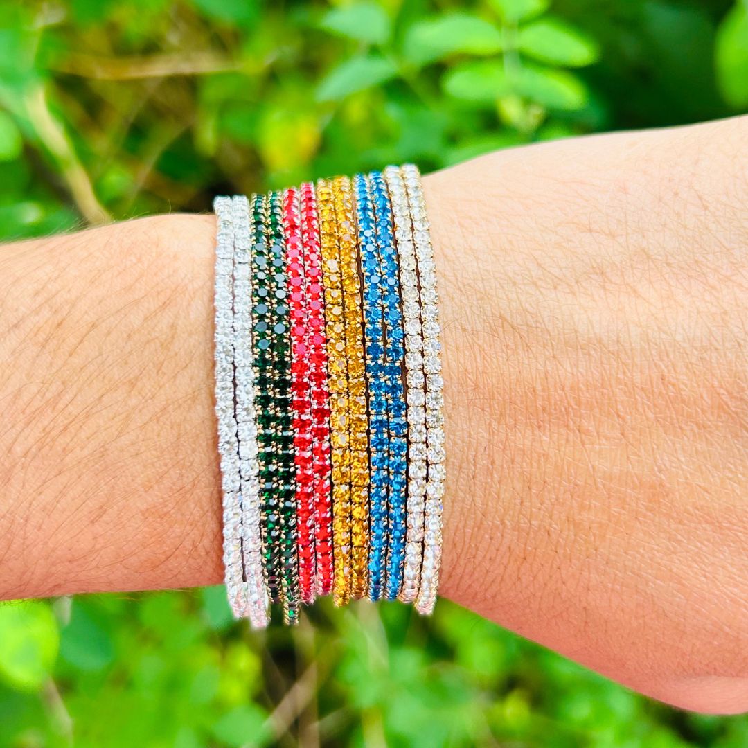 Festive Stretchable Bracelet  Set - Pack of 12