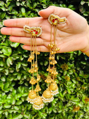 Zareen Ruby Kashmiri Earrings