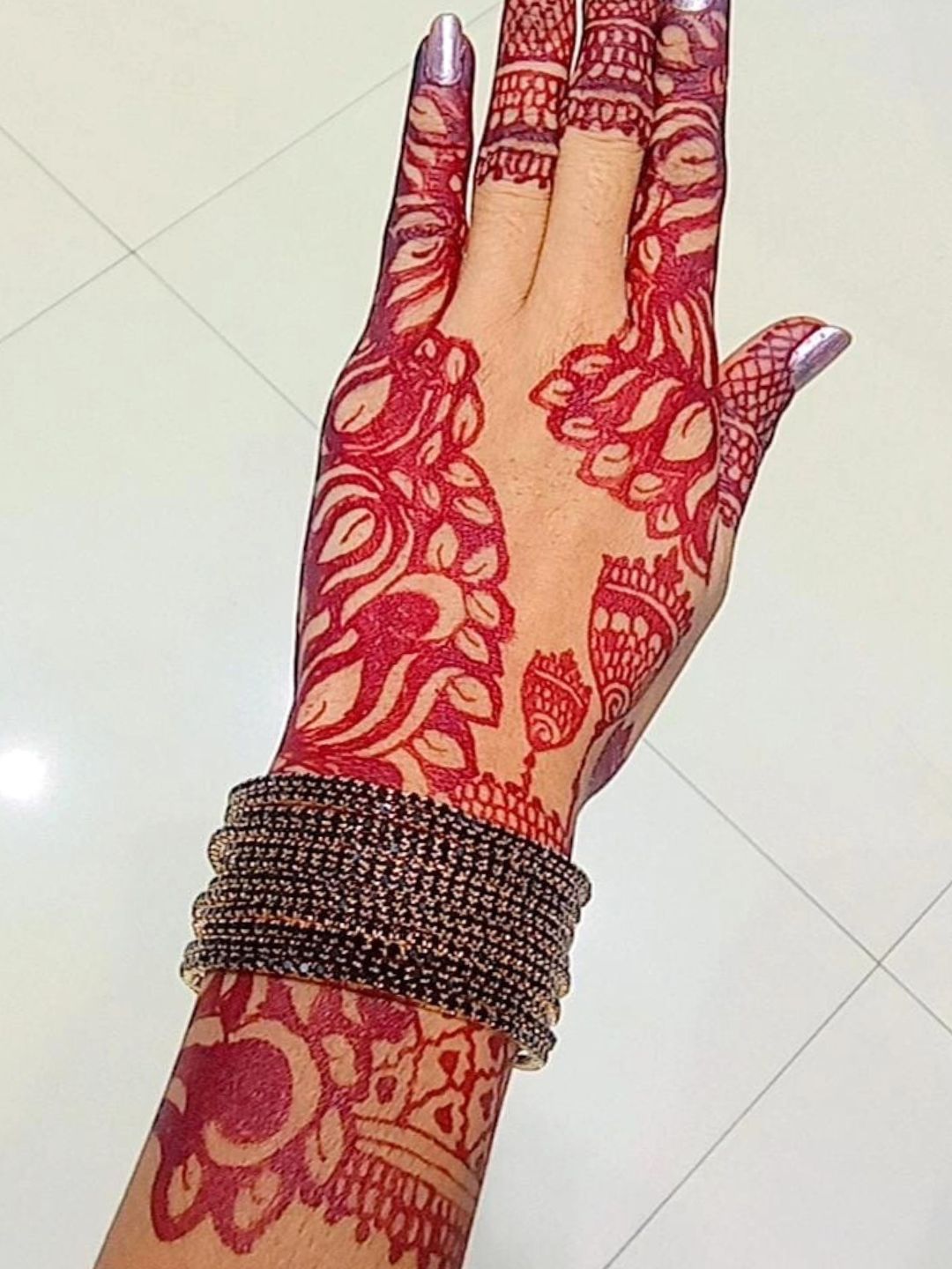 Stretchable Black Gold - Plated Bracelet - Pack of 12