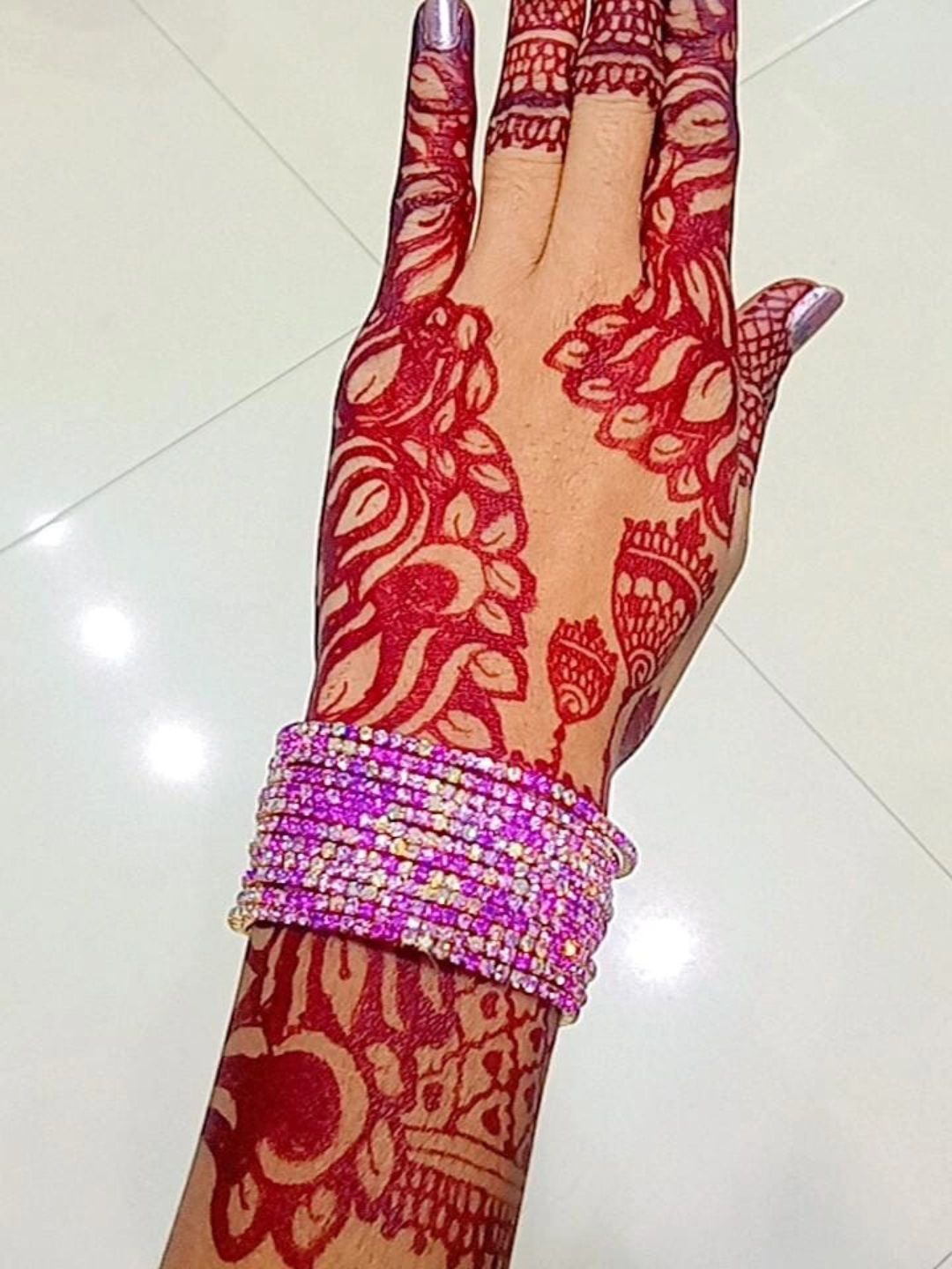 Stretchable Iris Moonlight Gold- Plated Bracelet - Pack of 12