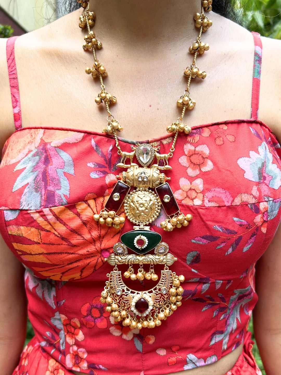 Gulnaar Kashmiri Necklace Set
