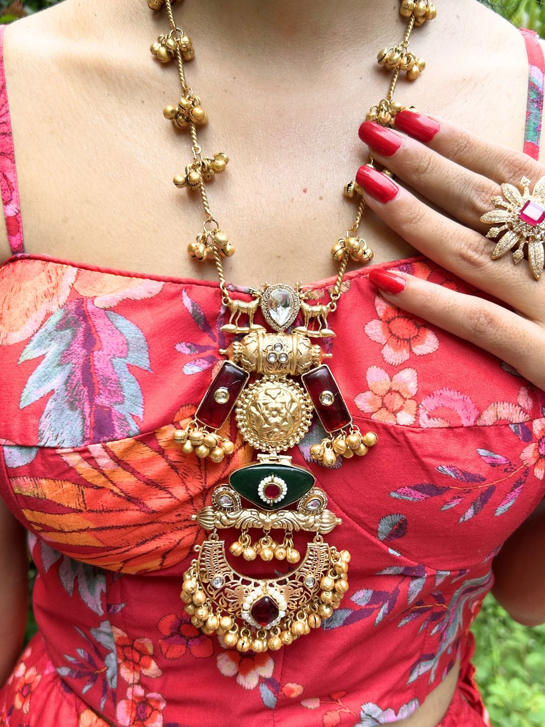 Gulnaar Kashmiri Necklace Set