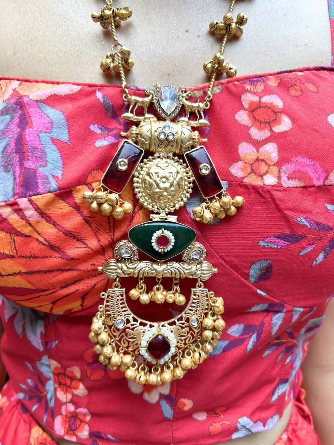Gulnaar Kashmiri Necklace Set