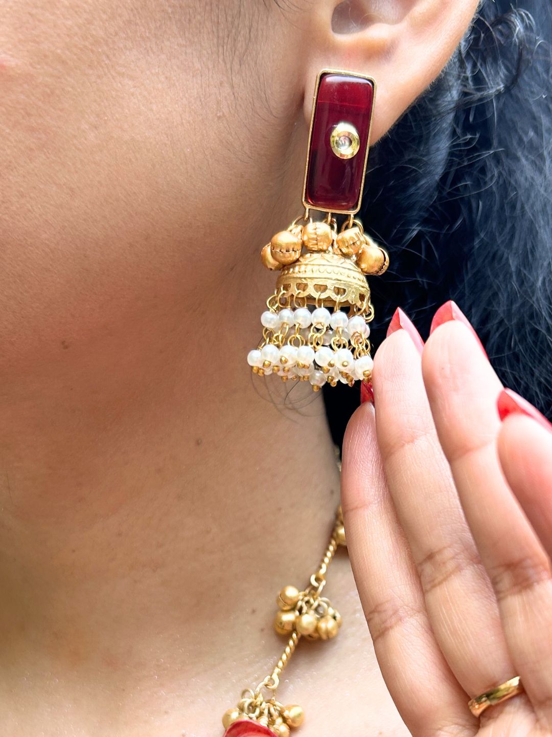 Gulnaar Kashmiri Necklace Set