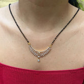 Pavika American Diamond Mangalsutra Set