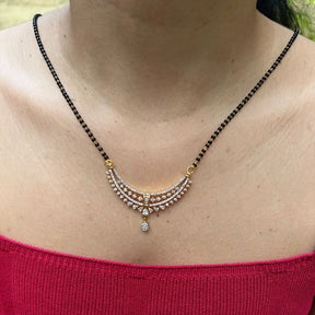 Pavika American Diamond Mangalsutra Set