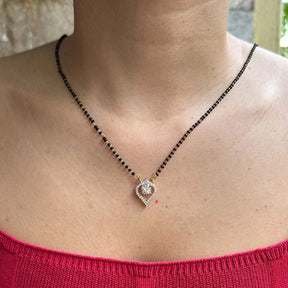 Kimmie CZ Solitarie Mangalsutra Set