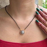 Nivedita  American Diamond Mangalsutra Set