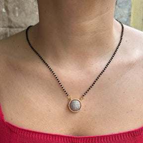 Nivedita  American Diamond Mangalsutra Set