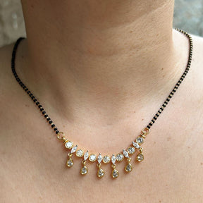 Devika American Diamond Mangalsutra Set