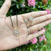 Dhara American Diamond Mangalsutra Set